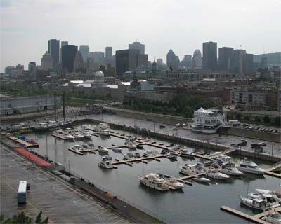 View from Clock Tower in Montreal