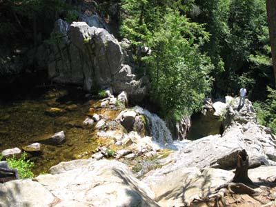 Rick by Waterfall in Vermont