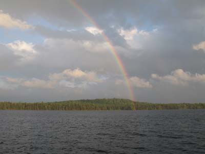 View Across Lake from Cabin